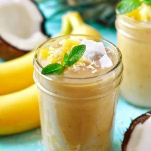 Seasonal fruit smoothie with coconut La Maison du coco recipes
