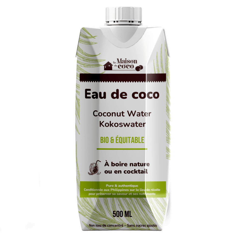 Eau de coco bio bio produit La Maison du coco