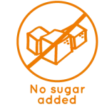 No sugar added icon La Maison du coco Packaged products